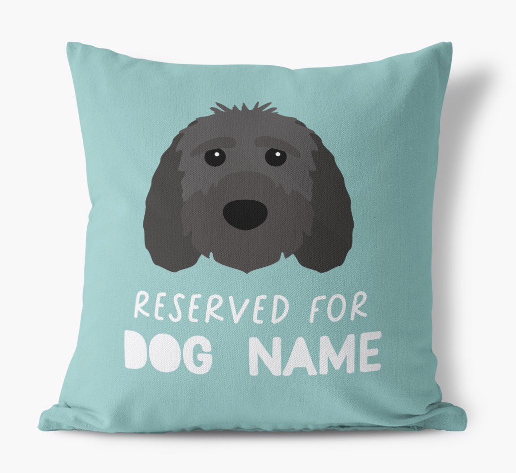 Reserved For: Personalised {breedFullName} Canvas Cushion