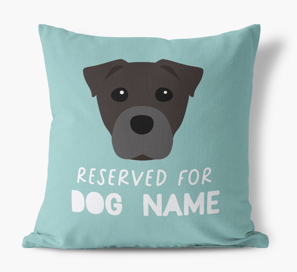 Reserved For: Personalised {breedFullName} Canvas Cushion