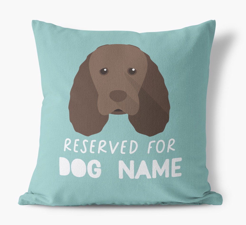Reserved For: Personalised {breedFullName} Canvas Cushion