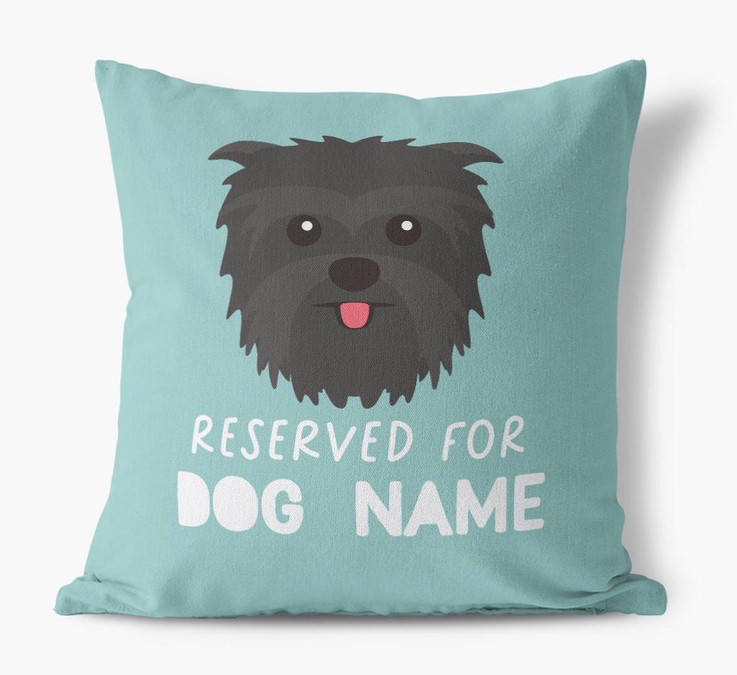 Reserved For: Personalized {breedFullName} Canvas Pillow