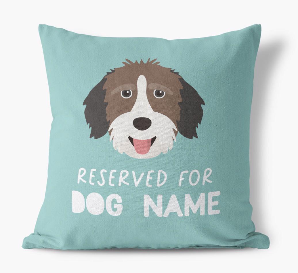 Reserved For: Personalized {breedFullName} Canvas Pillow