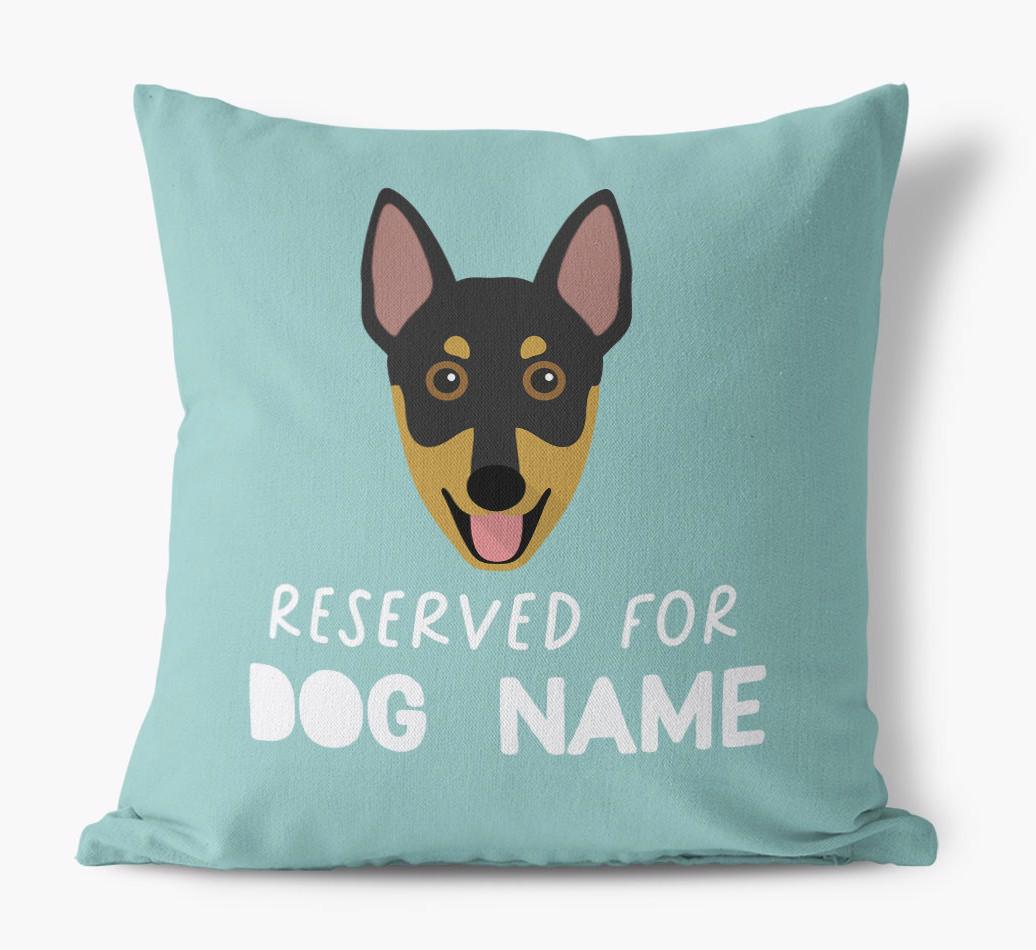 Reserved For: Personalized {breedFullName} Canvas Pillow