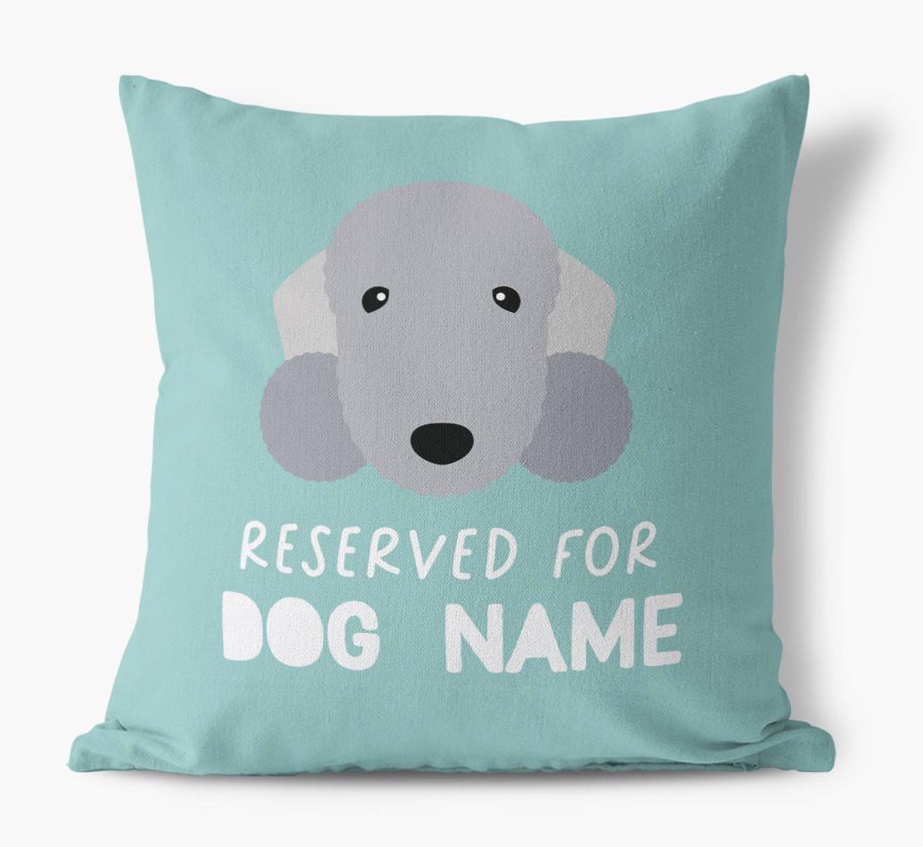 Reserved For: Personalized {breedFullName} Canvas Pillow