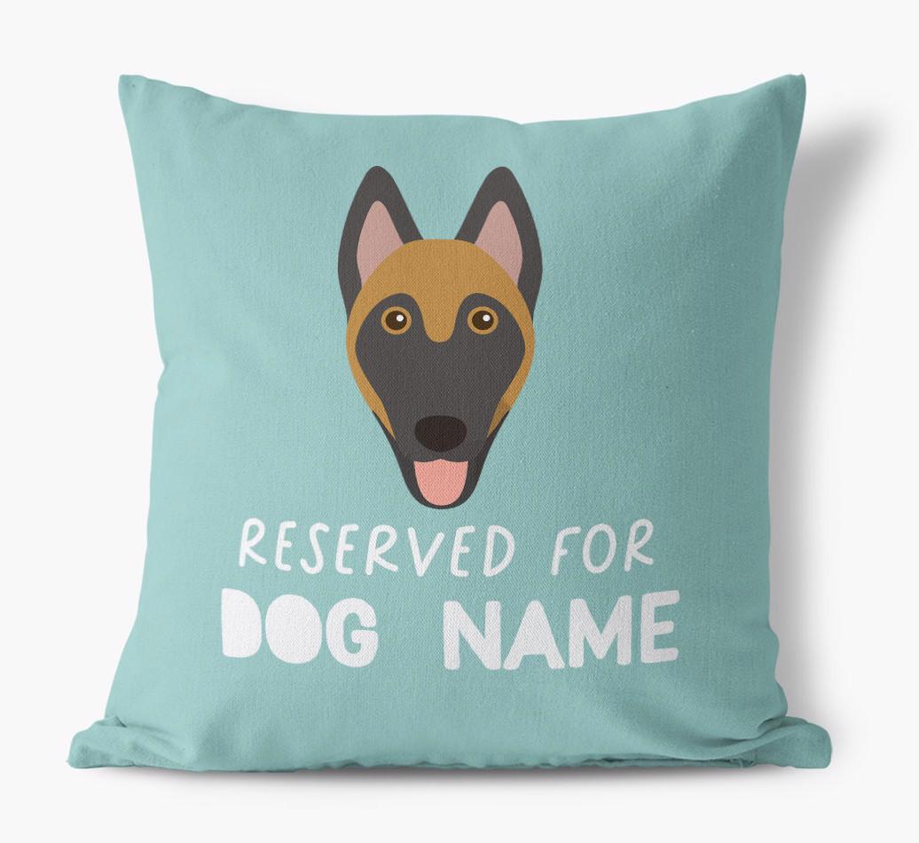 Reserved For: Personalized {breedFullName} Canvas Pillow