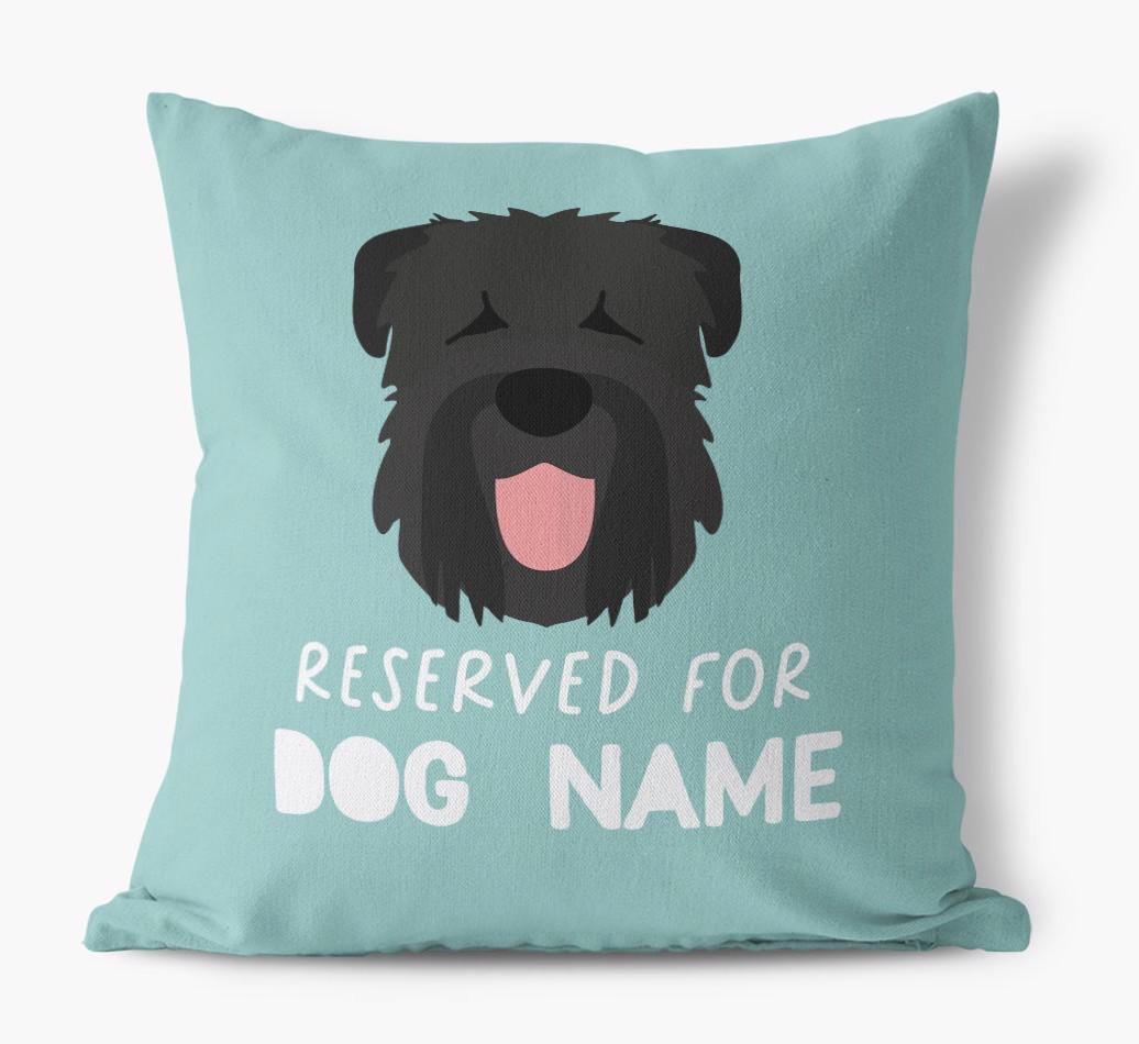 Reserved For: Personalized {breedFullName} Canvas Pillow