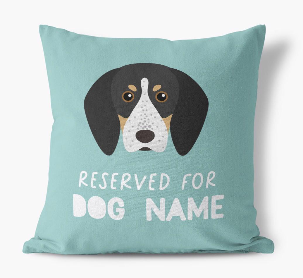 Reserved For: Personalized {breedFullName} Canvas Pillow