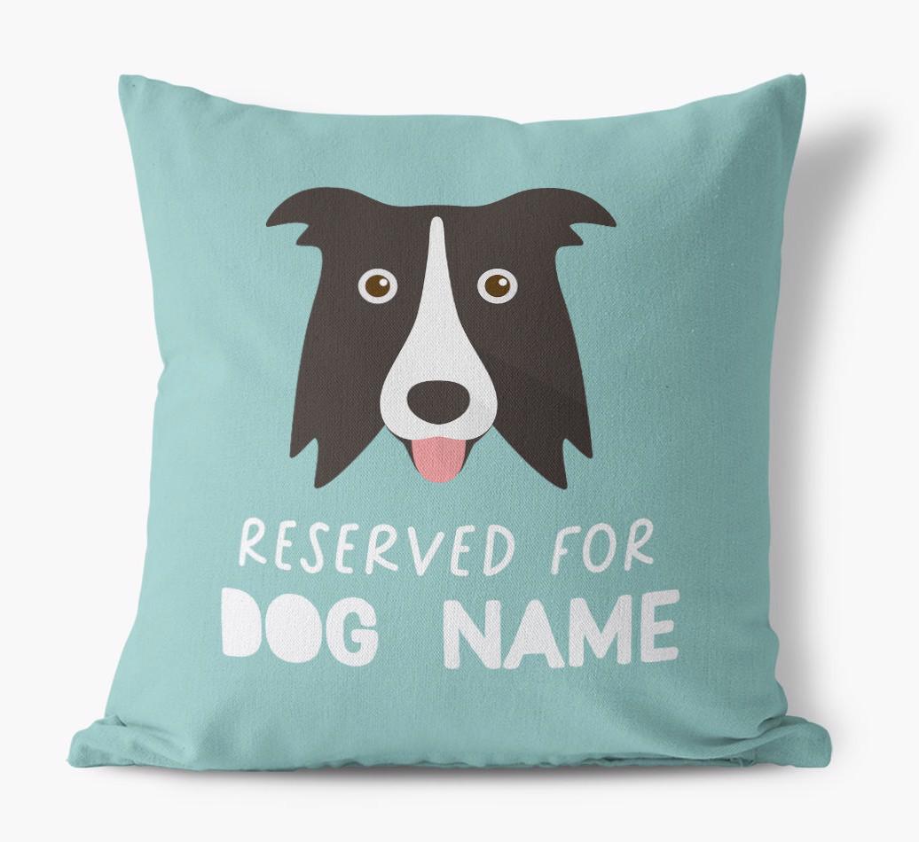 Reserved For: Personalized {breedFullName} Canvas Pillow