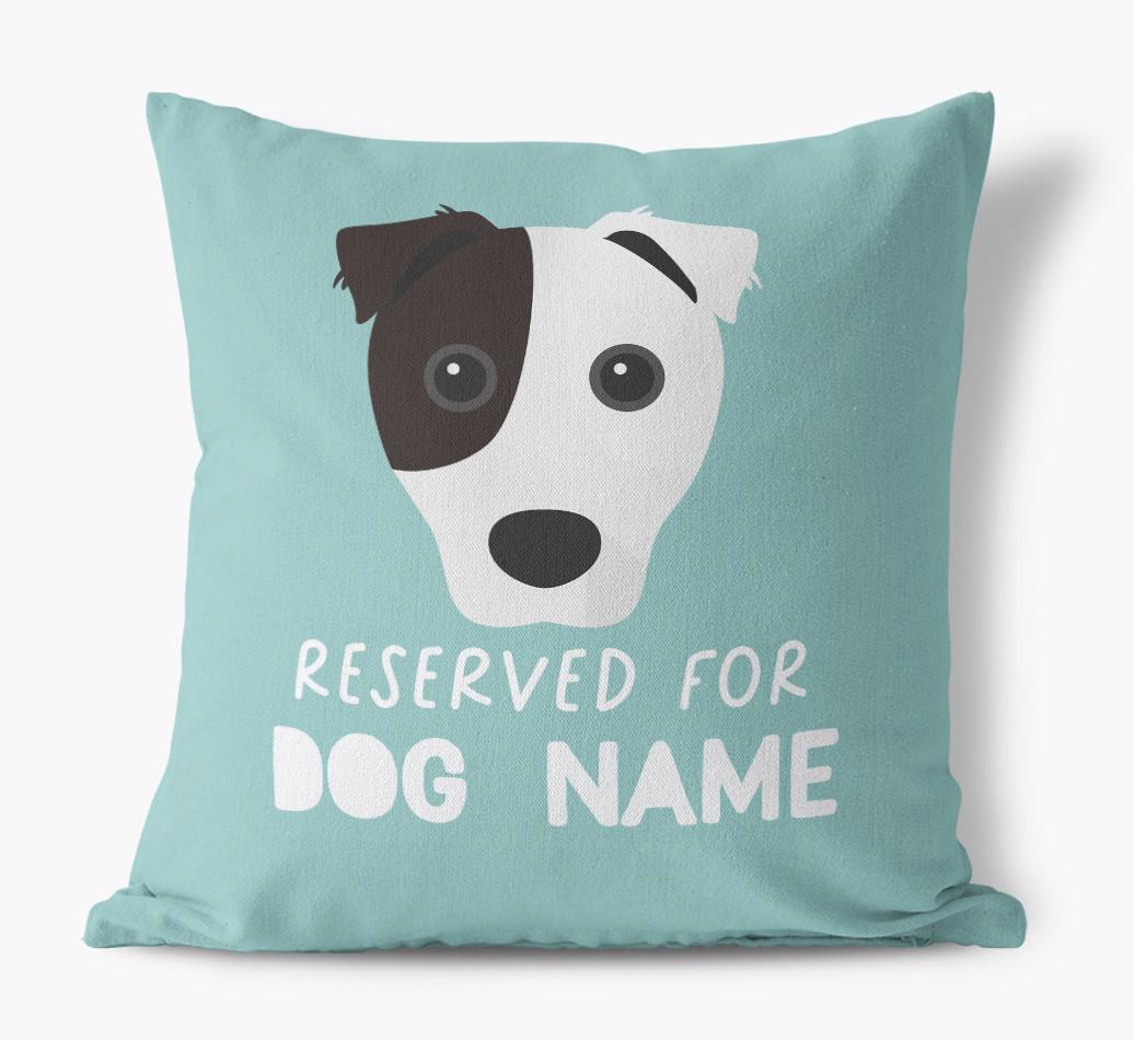 Reserved For: Personalized {breedFullName} Canvas Pillow