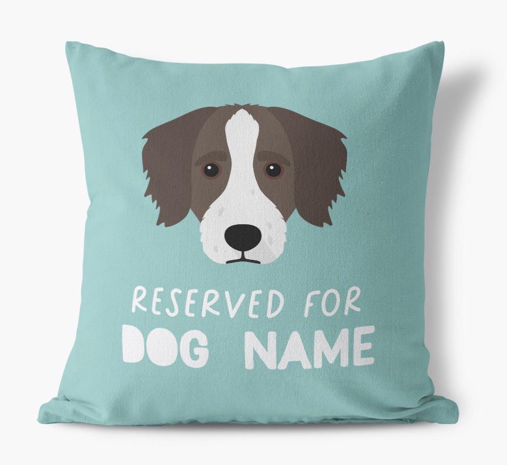 Reserved For: Personalized {breedFullName} Canvas Pillow
