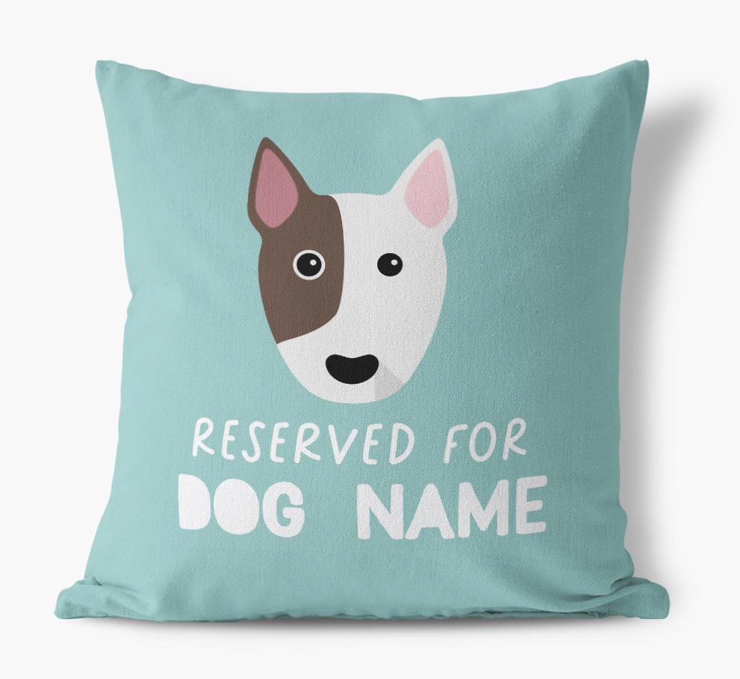 Reserved For: Personalized {breedFullName} Canvas Pillow