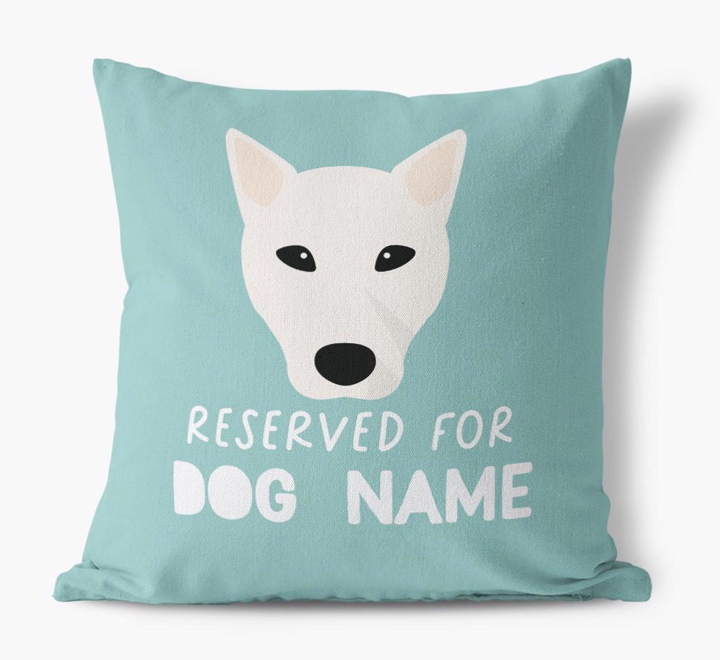 Reserved For: Personalized {breedFullName} Canvas Pillow
