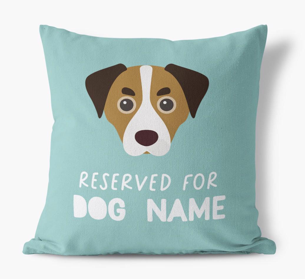 Reserved For: Personalized {breedFullName} Canvas Pillow