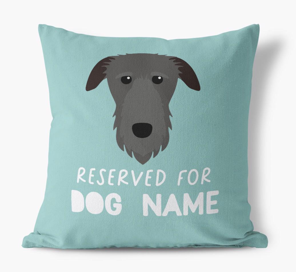 Reserved For: Personalized {breedFullName} Canvas Pillow