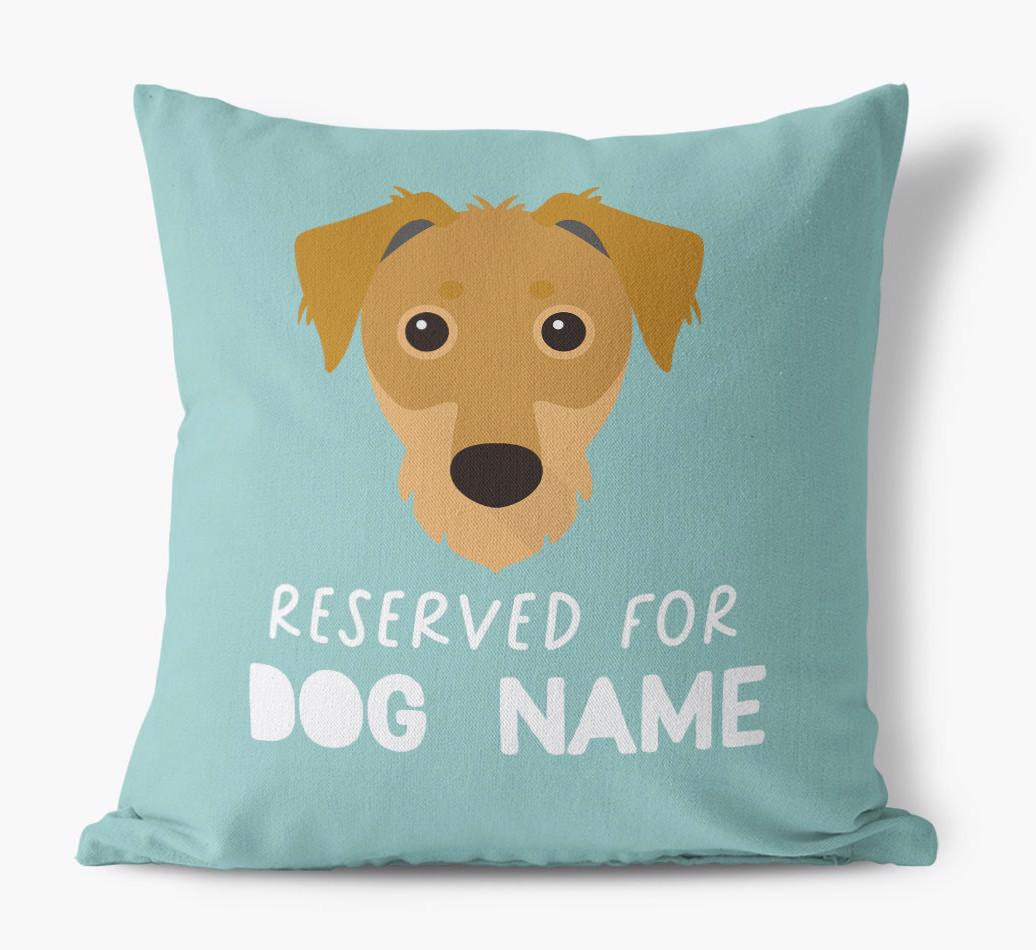 Reserved For: Personalized {breedFullName} Canvas Pillow