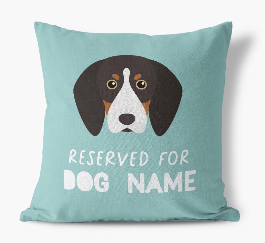 Reserved For: Personalized {breedFullName} Canvas Pillow