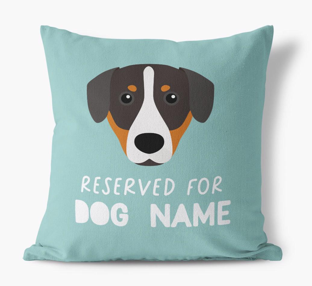 Reserved For: Personalized {breedFullName} Canvas Pillow