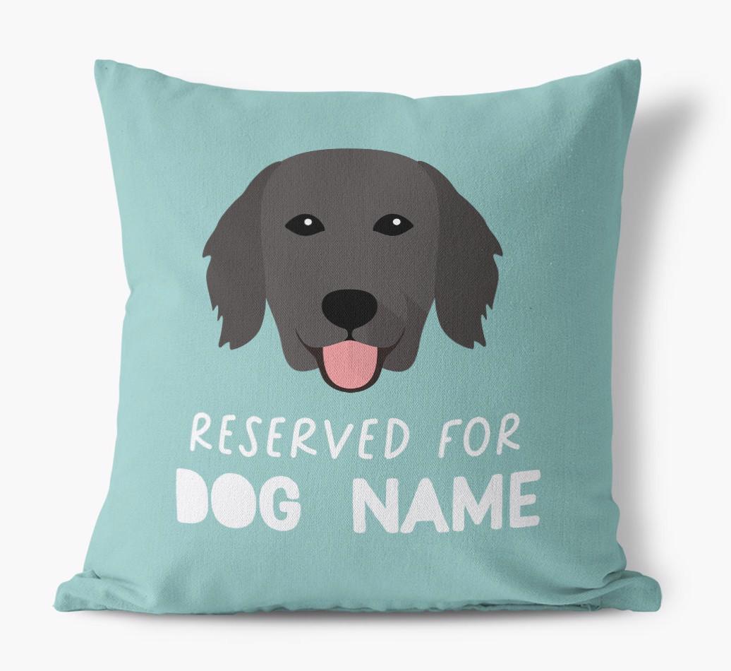 Reserved For: Personalized {breedFullName} Canvas Pillow
