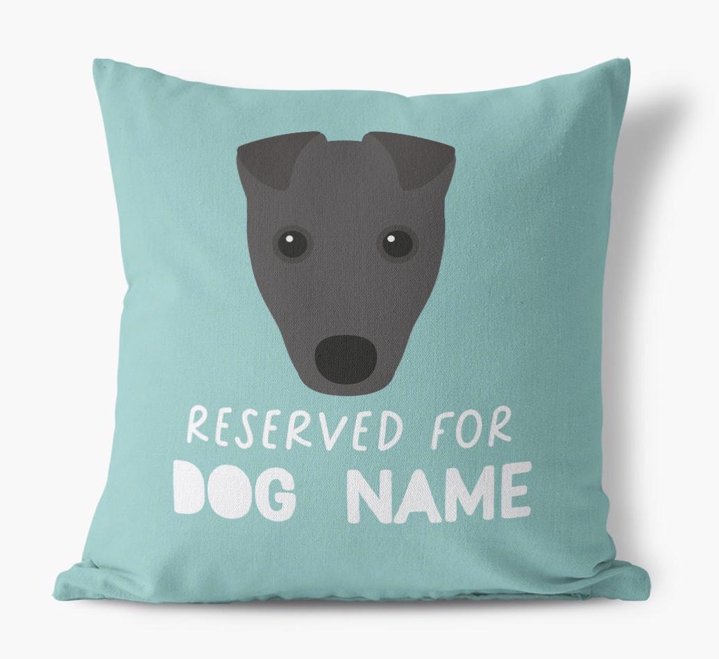 Reserved For: Personalized {breedFullName} Canvas Pillow