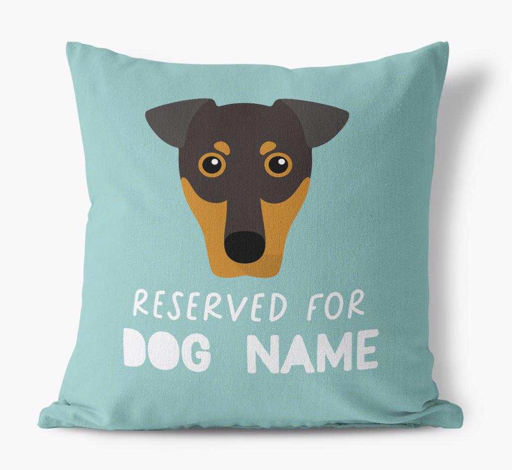 Reserved For: Personalized {breedFullName} Canvas Pillow