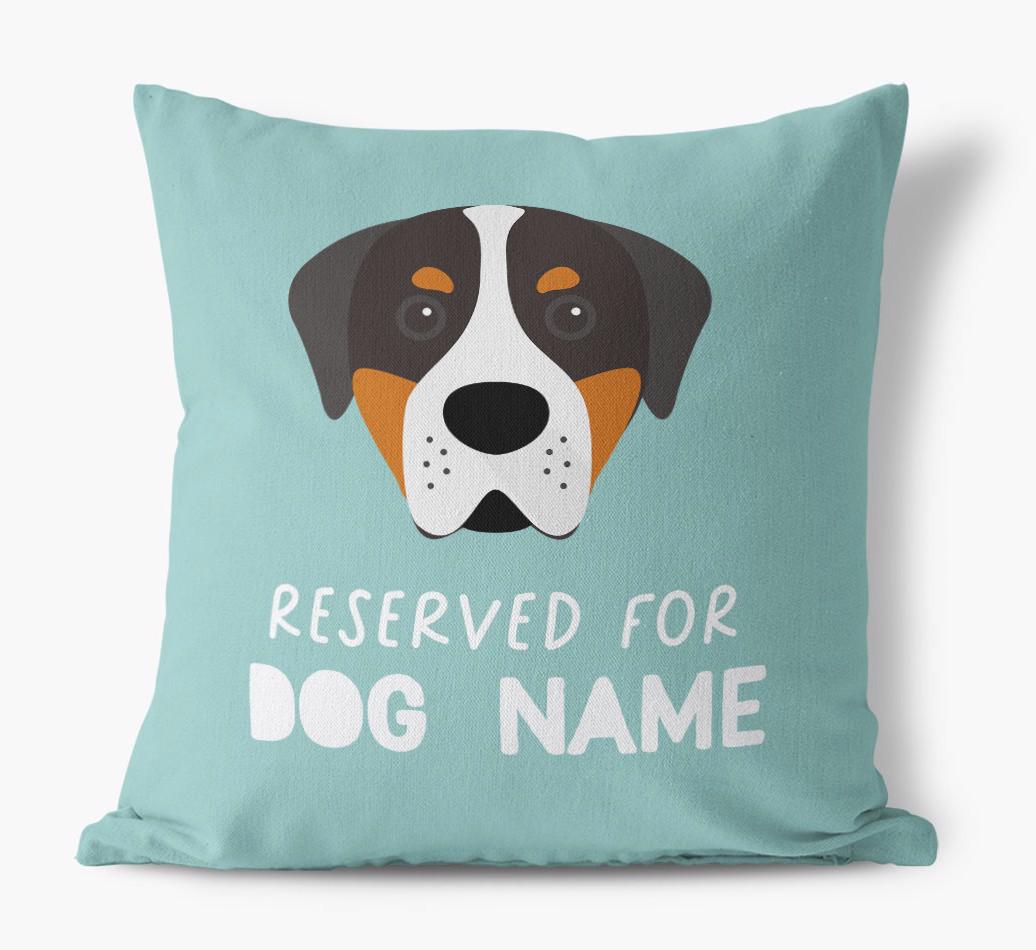 Reserved For: Personalized {breedFullName} Canvas Pillow