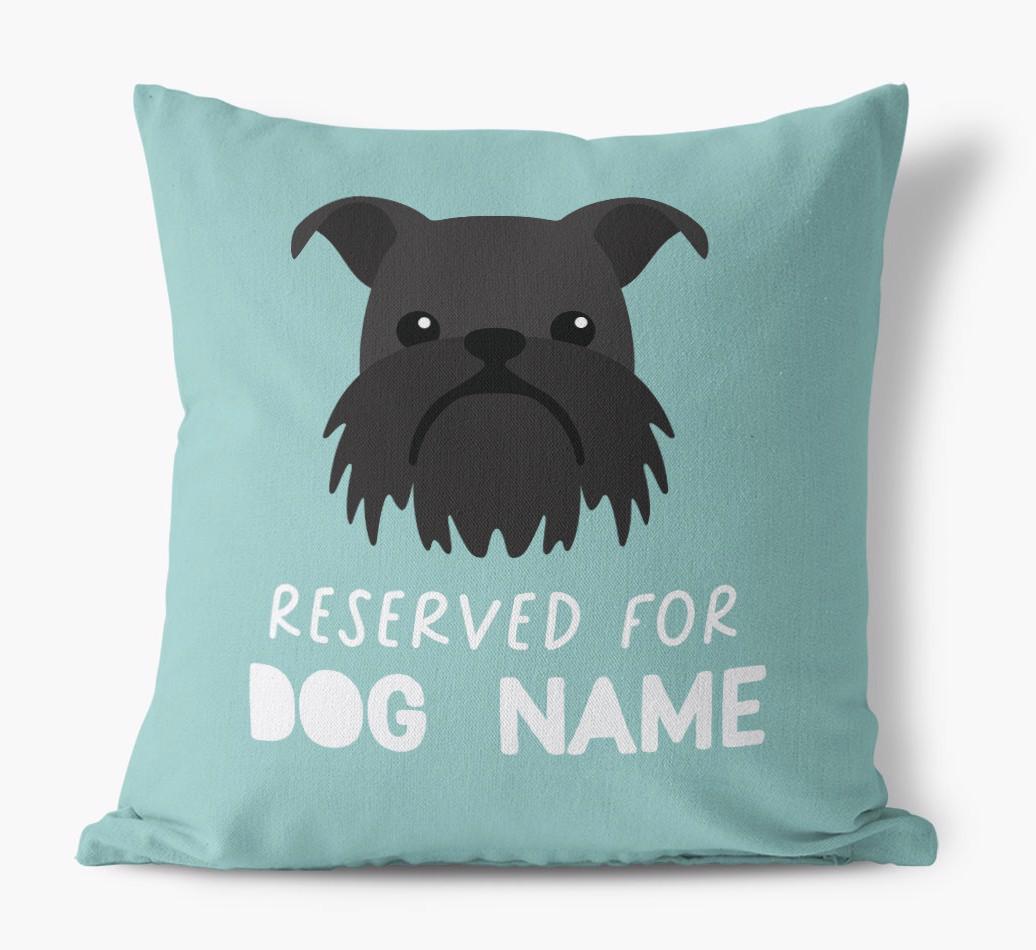 Reserved For: Personalized {breedFullName} Canvas Pillow