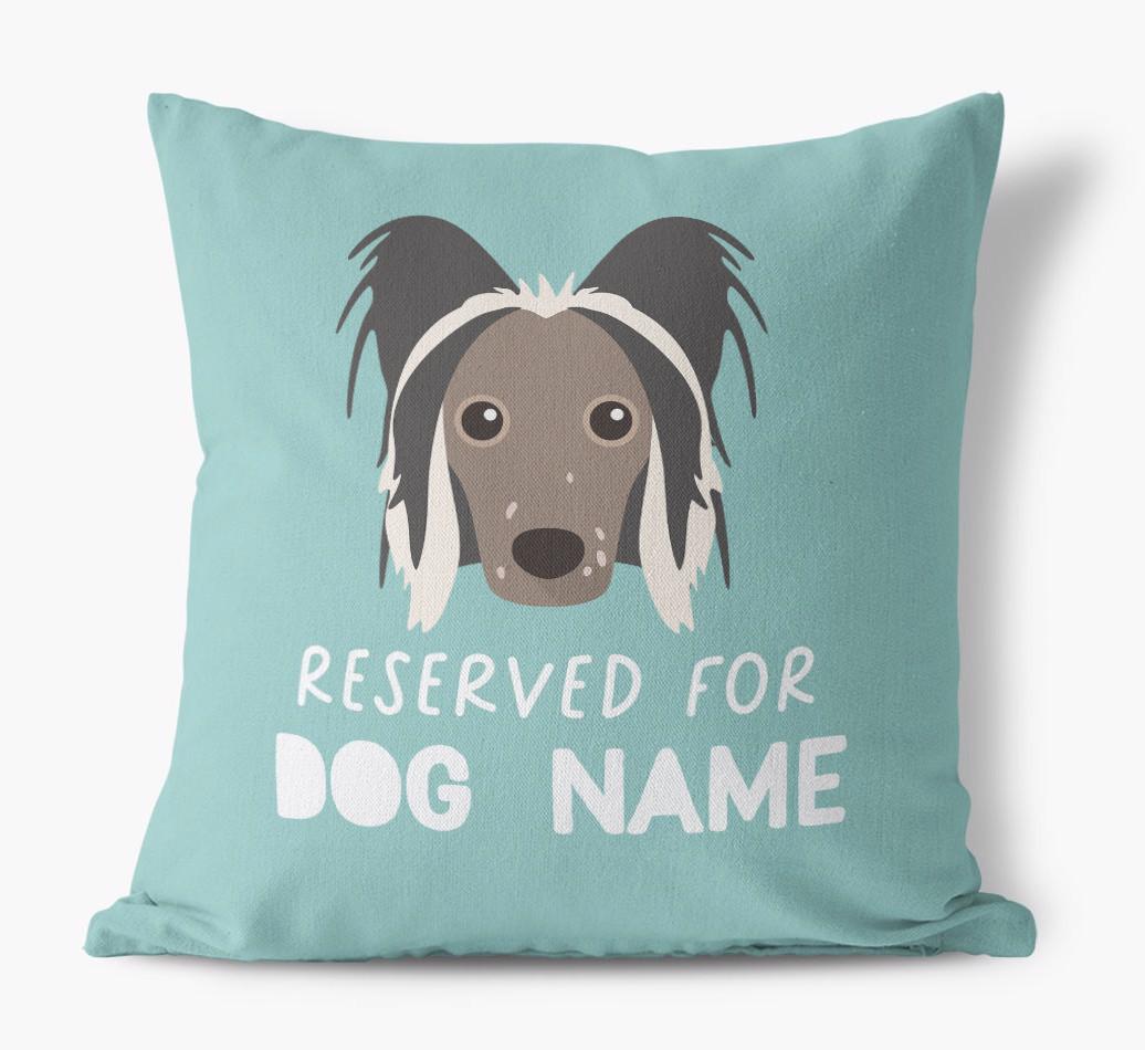 Reserved For: Personalized {breedFullName} Canvas Pillow