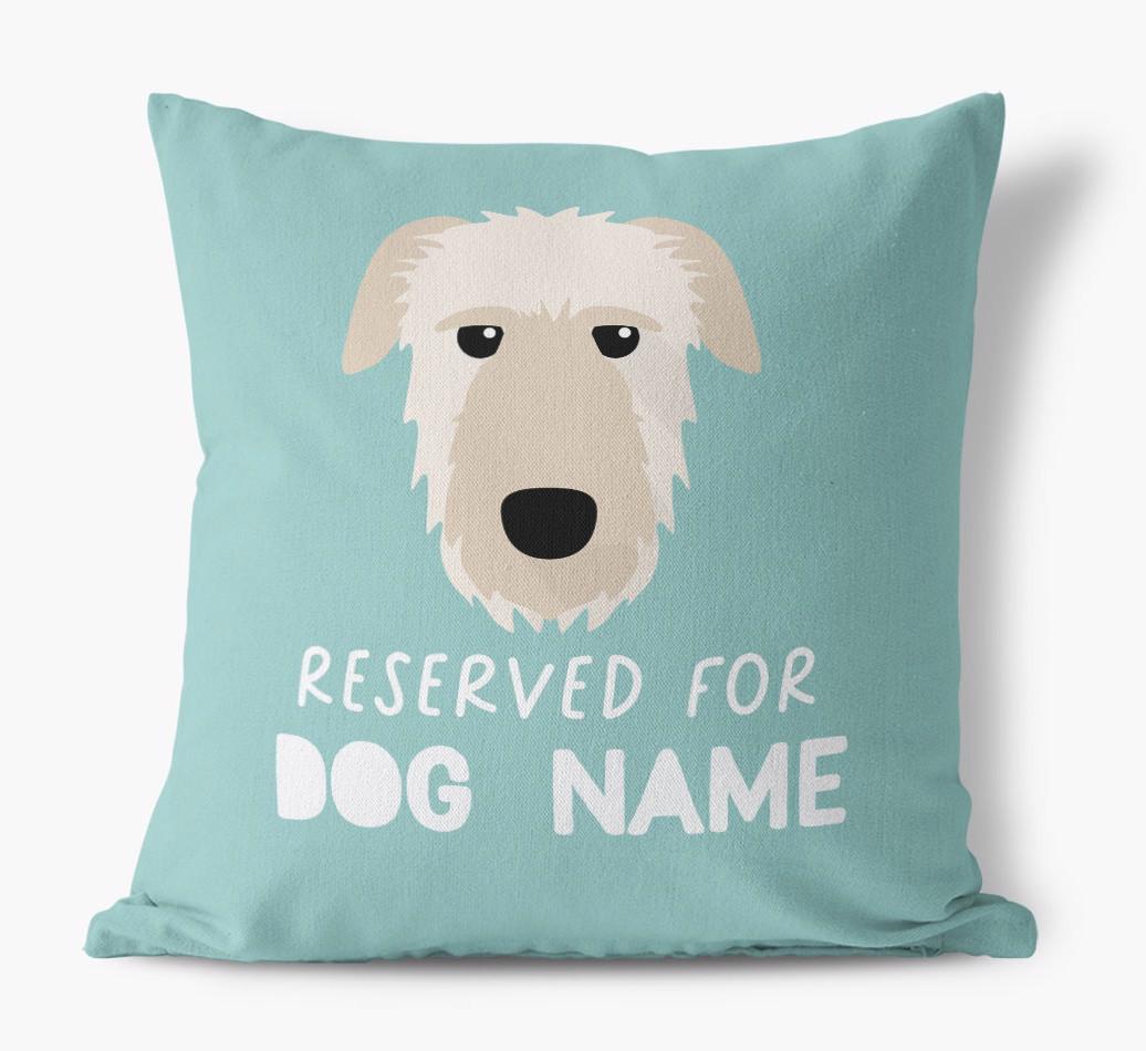 Reserved For: Personalized {breedFullName} Canvas Pillow