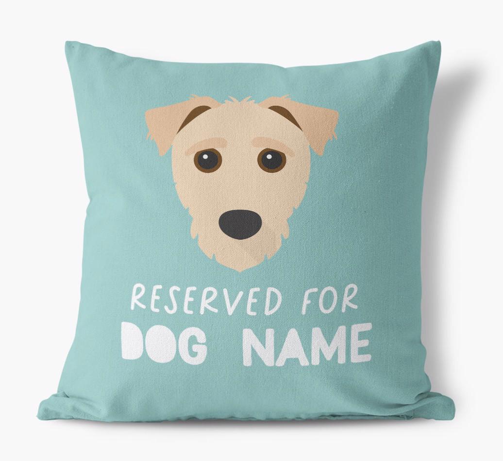 Reserved For: Personalized {breedFullName} Canvas Pillow