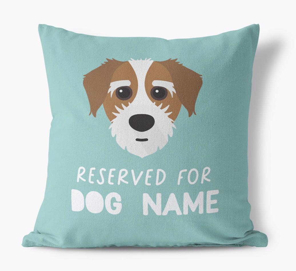 Reserved For: Personalized {breedFullName} Canvas Pillow