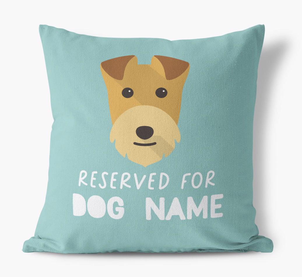 Reserved For: Personalized {breedFullName} Canvas Pillow
