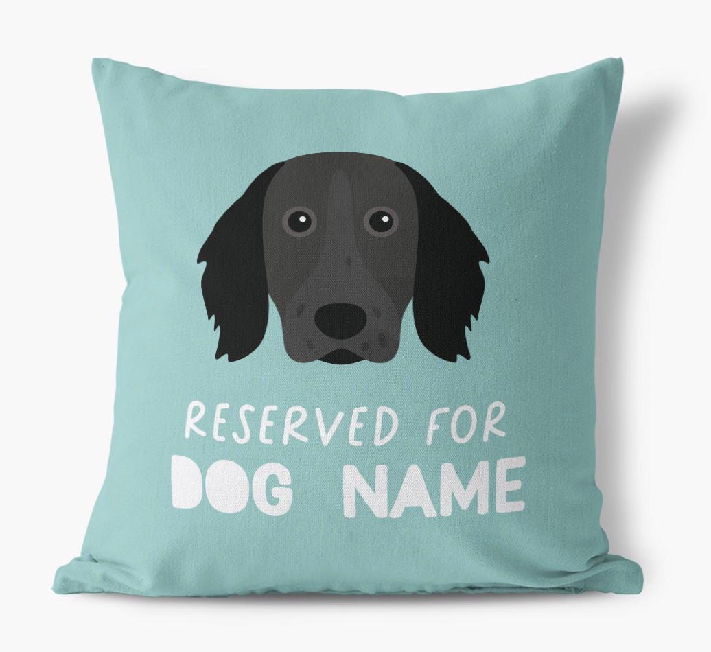 Reserved For: Personalized {breedFullName} Canvas Pillow
