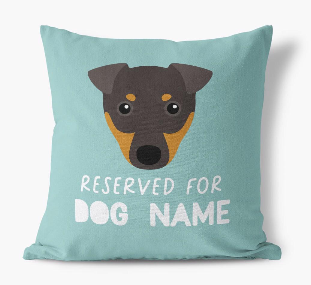 Reserved For: Personalized {breedFullName} Canvas Pillow
