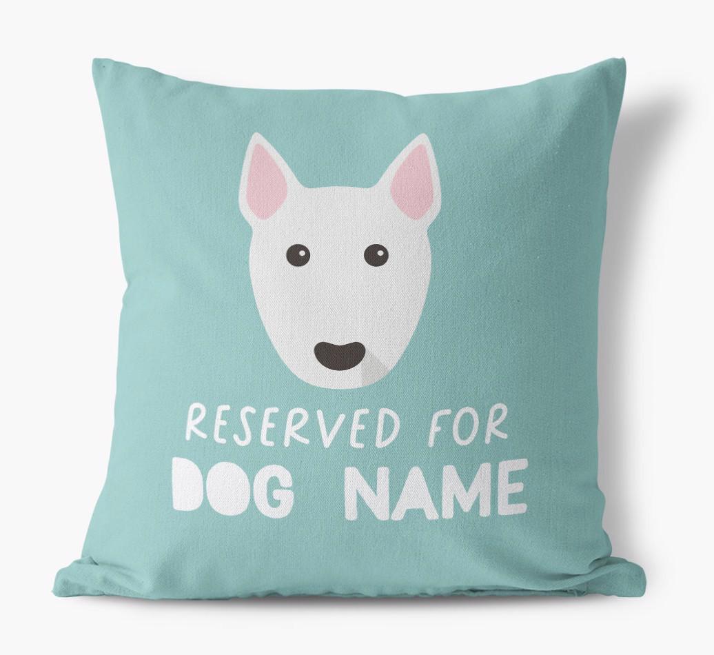 Reserved For: Personalized {breedFullName} Canvas Pillow