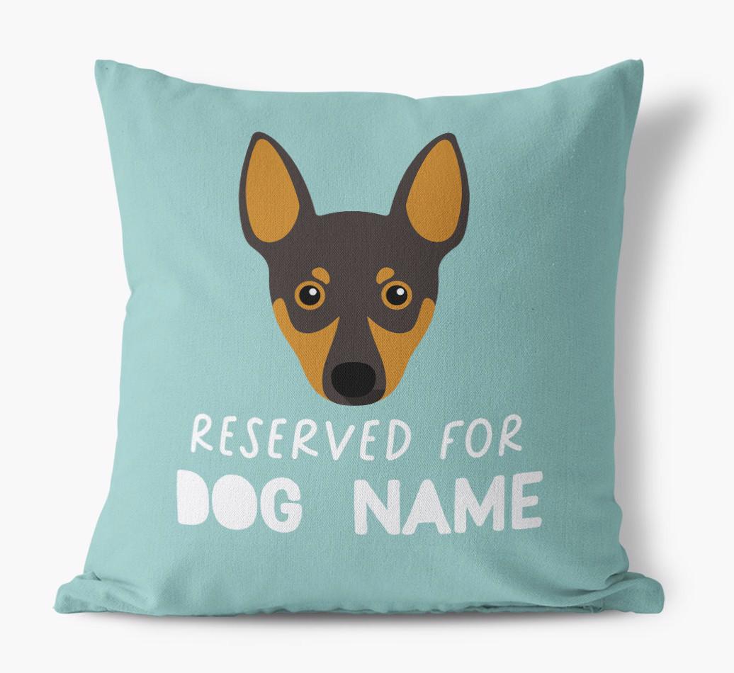 Reserved For: Personalized {breedFullName} Canvas Pillow