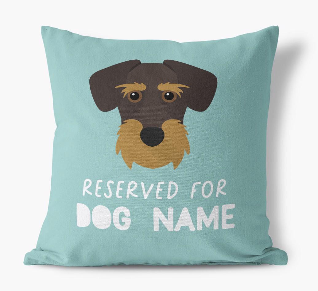 Reserved For: Personalized {breedFullName} Canvas Pillow