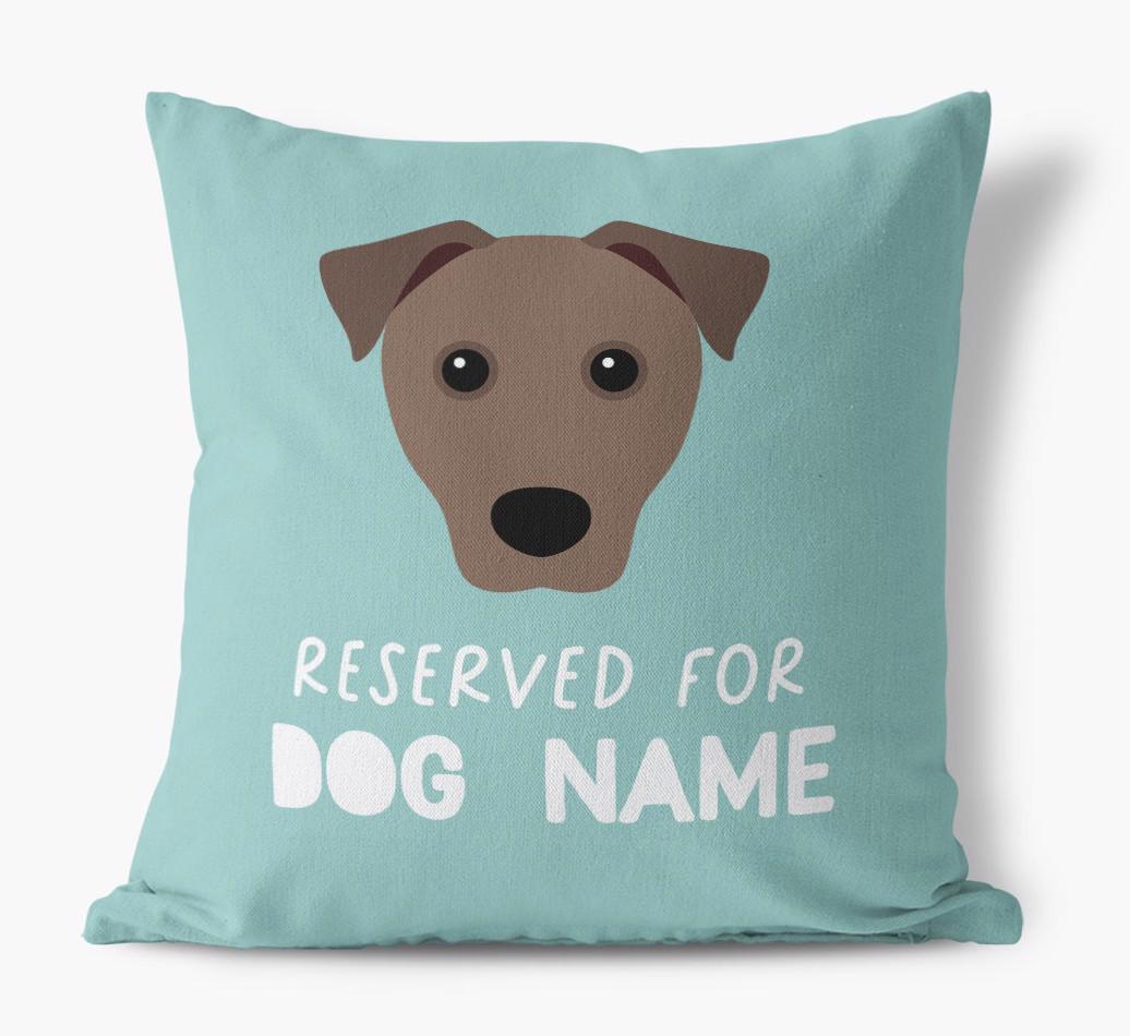 Reserved For: Personalized {breedFullName} Canvas Pillow