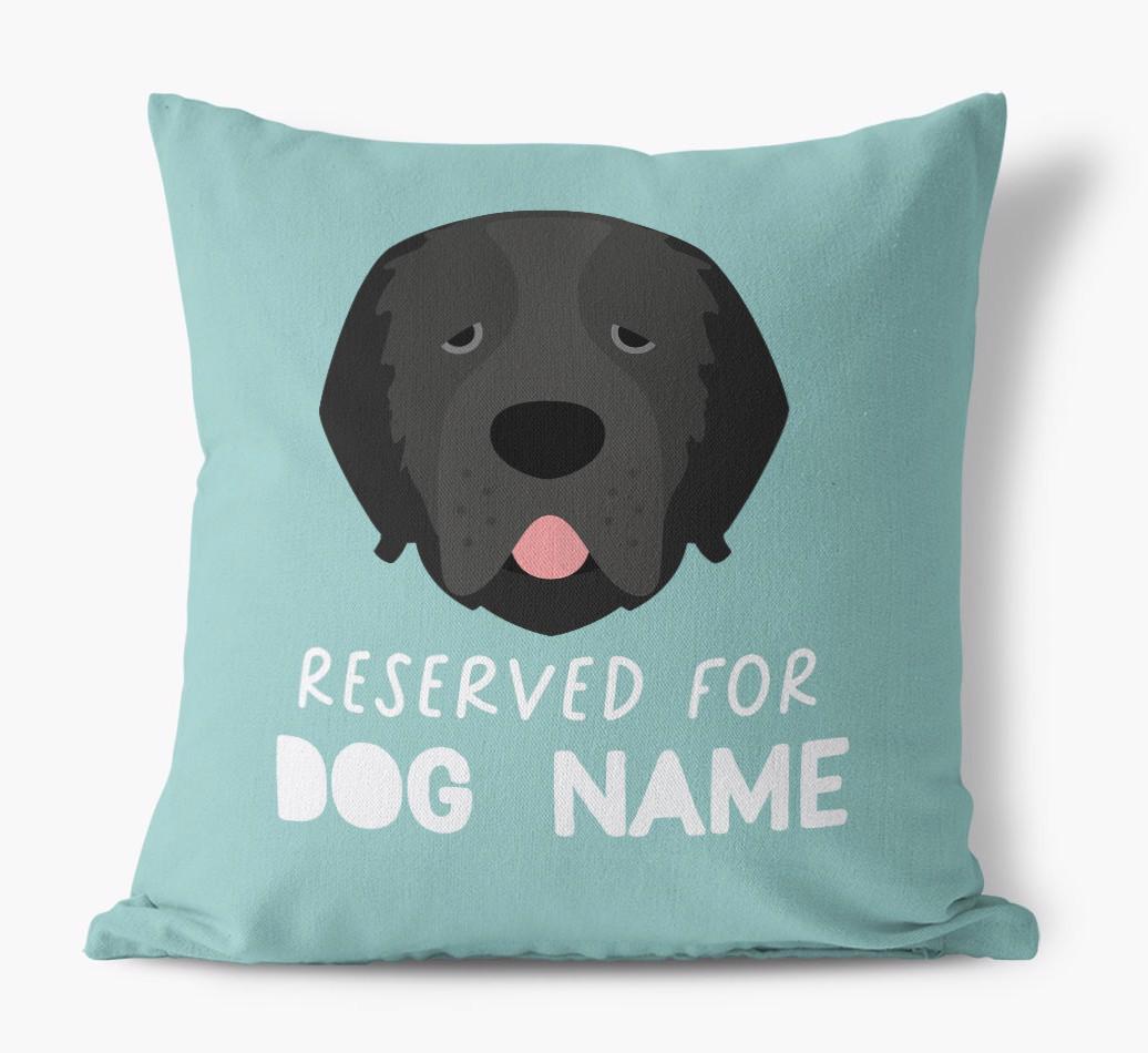 Reserved For: Personalized {breedFullName} Canvas Pillow