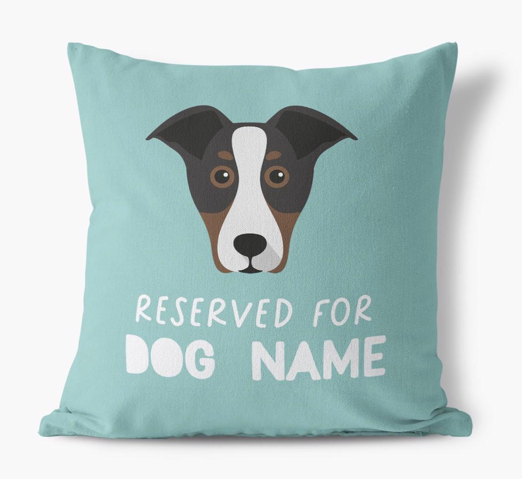 Reserved For: Personalized {breedFullName} Canvas Pillow