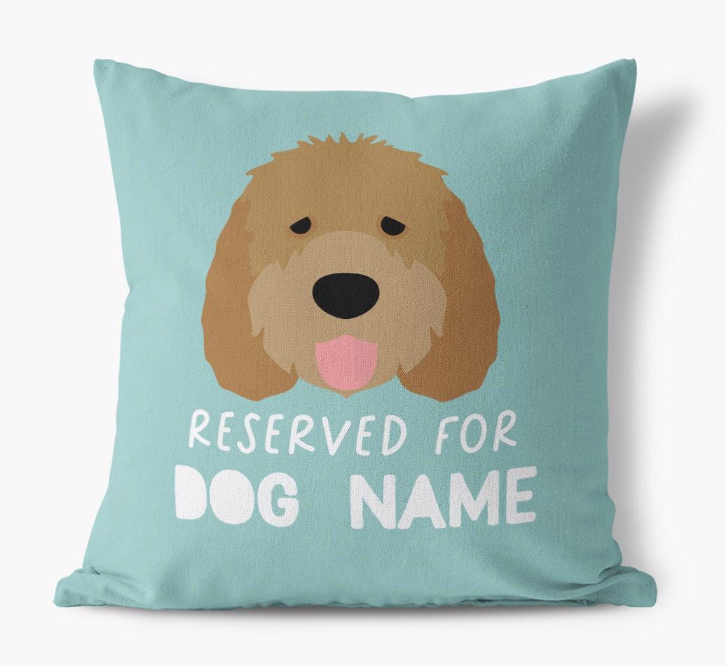 Reserved For: Personalized {breedFullName} Canvas Pillow