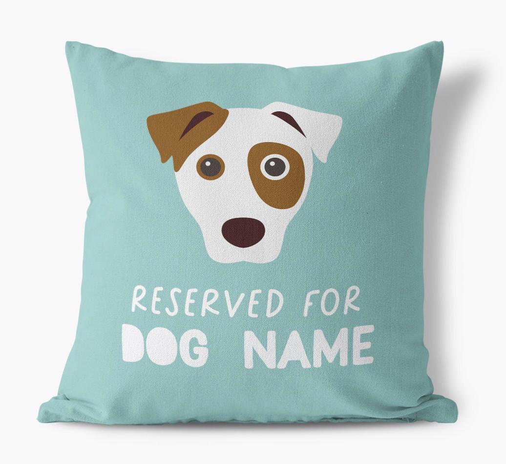 Reserved For: Personalized {breedFullName} Canvas Pillow