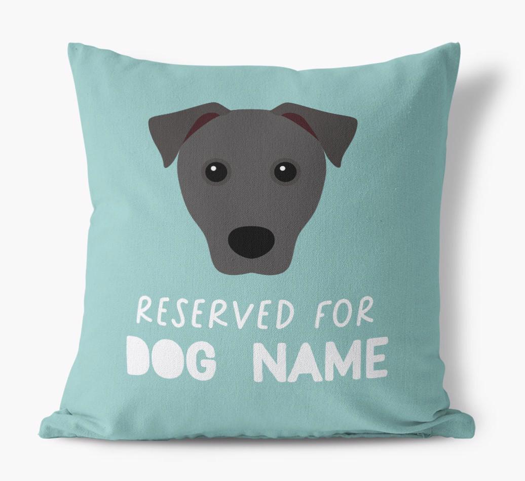 Reserved For: Personalized {breedFullName} Canvas Pillow