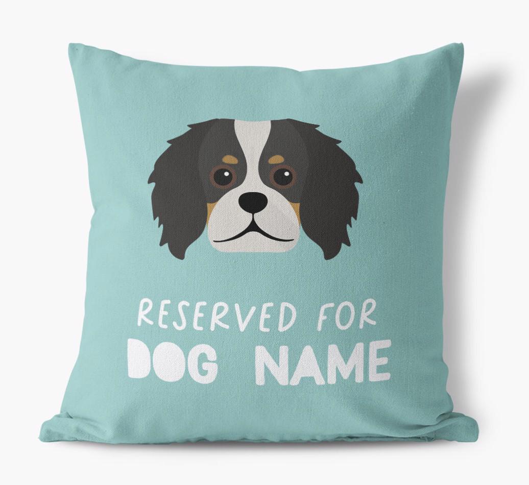 Reserved For: Personalized {breedFullName} Canvas Pillow