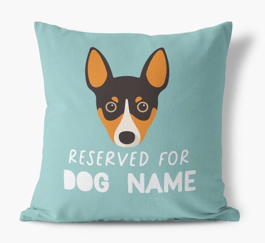 Reserved For: Personalized {breedFullName} Canvas Pillow