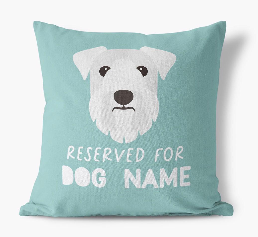 Reserved For: Personalized {breedFullName} Canvas Pillow