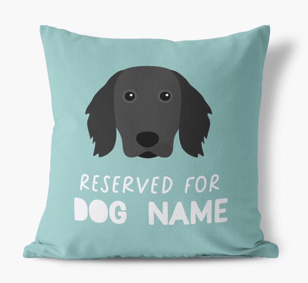 Reserved For: Personalized {breedFullName} Canvas Pillow
