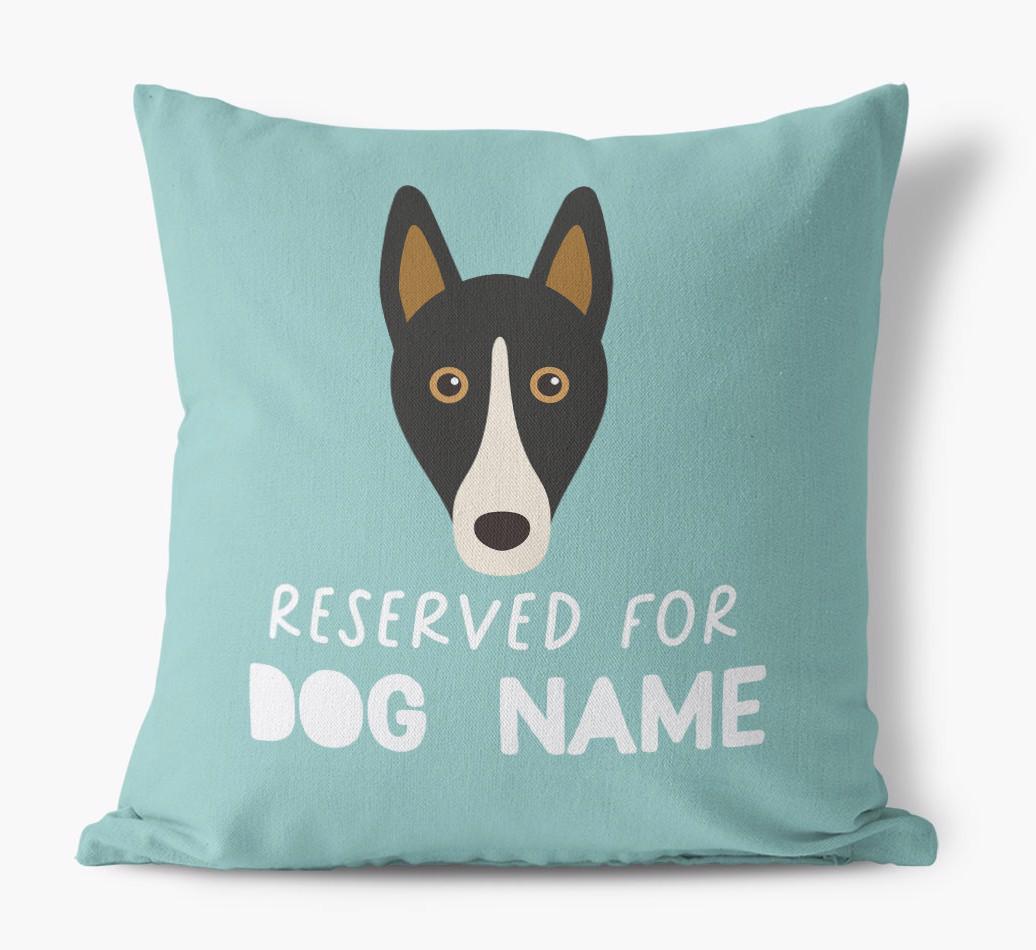 Reserved For: Personalized {breedFullName} Canvas Pillow