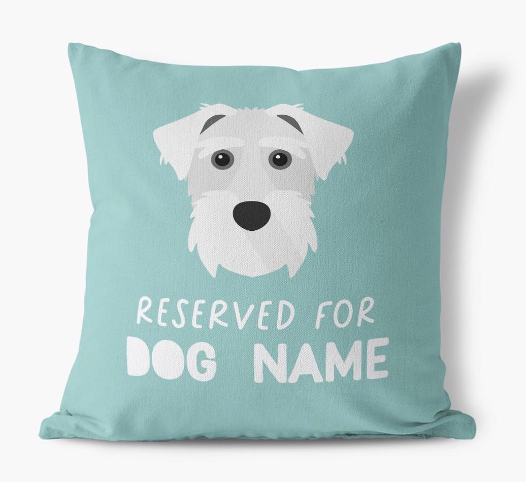 Reserved For: Personalized {breedFullName} Canvas Pillow