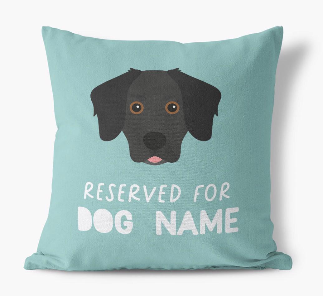 Reserved For: Personalized {breedFullName} Canvas Pillow