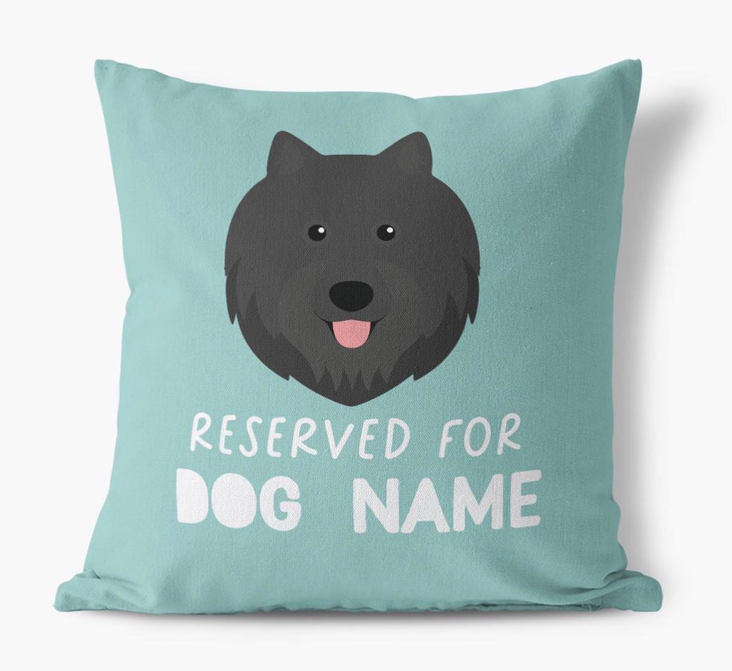Reserved For: Personalized {breedFullName} Canvas Pillow