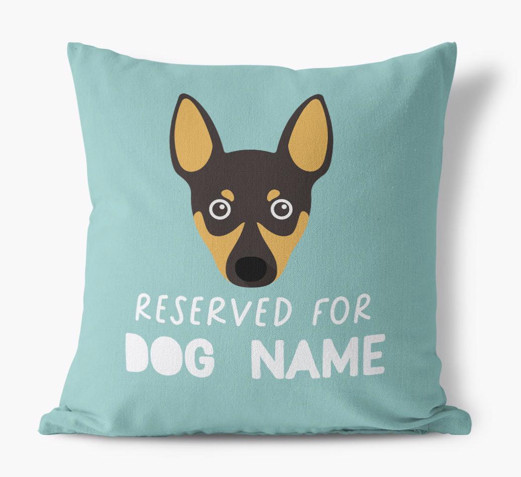 Reserved For: Personalized {breedFullName} Canvas Pillow